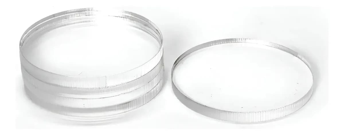 5 Bases 40mm Acrilico